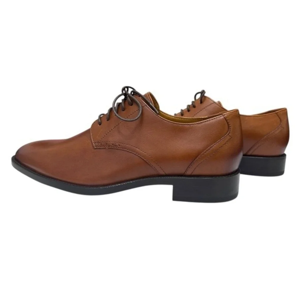 Cole Haan Mens Hawthorne Brown Leather Lace Up Oxford Dress Shoes Size 8 M‎ NWOT